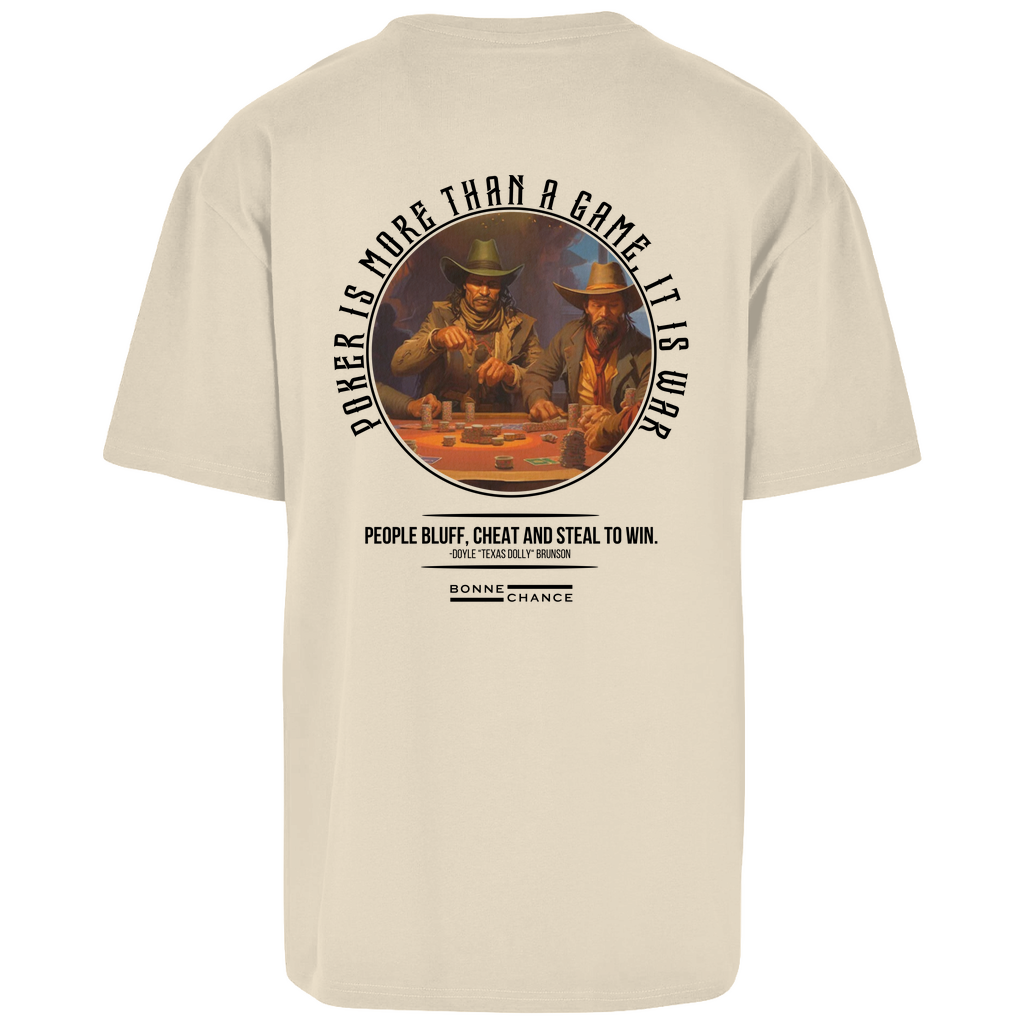 Poker is War - Herren Oversize T-Shirt
