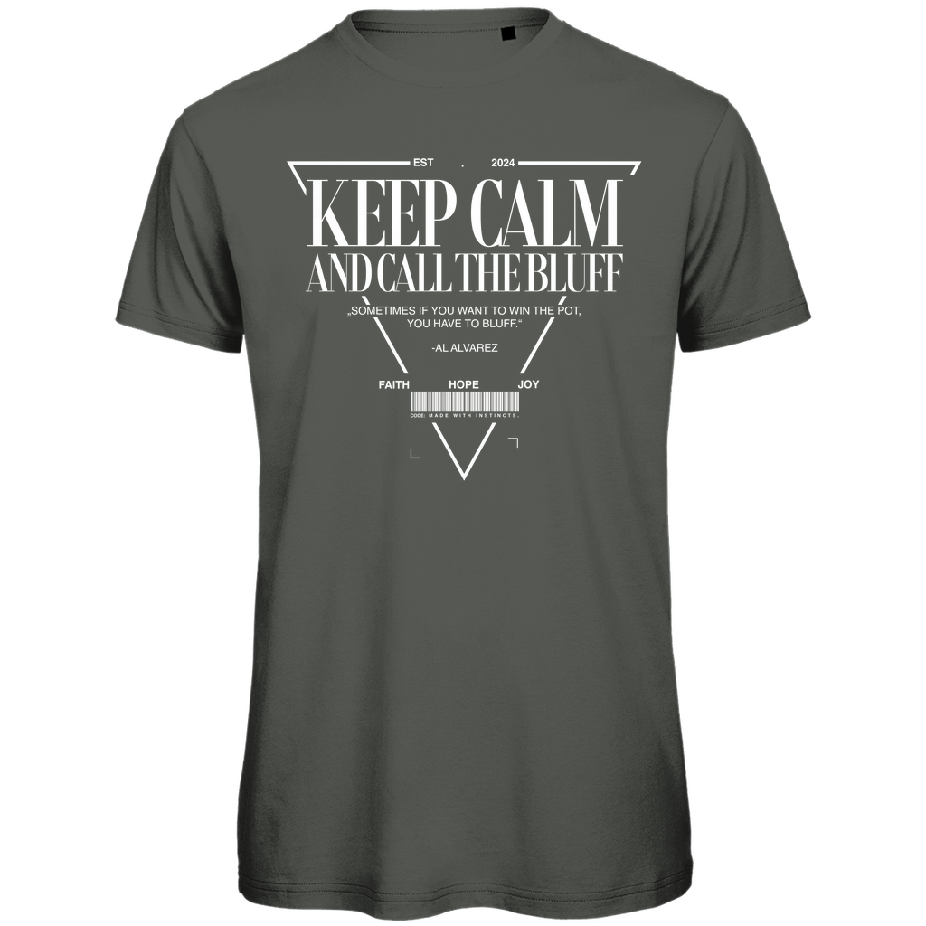 Keep Calm - Herren Premium Bio T-Shirt