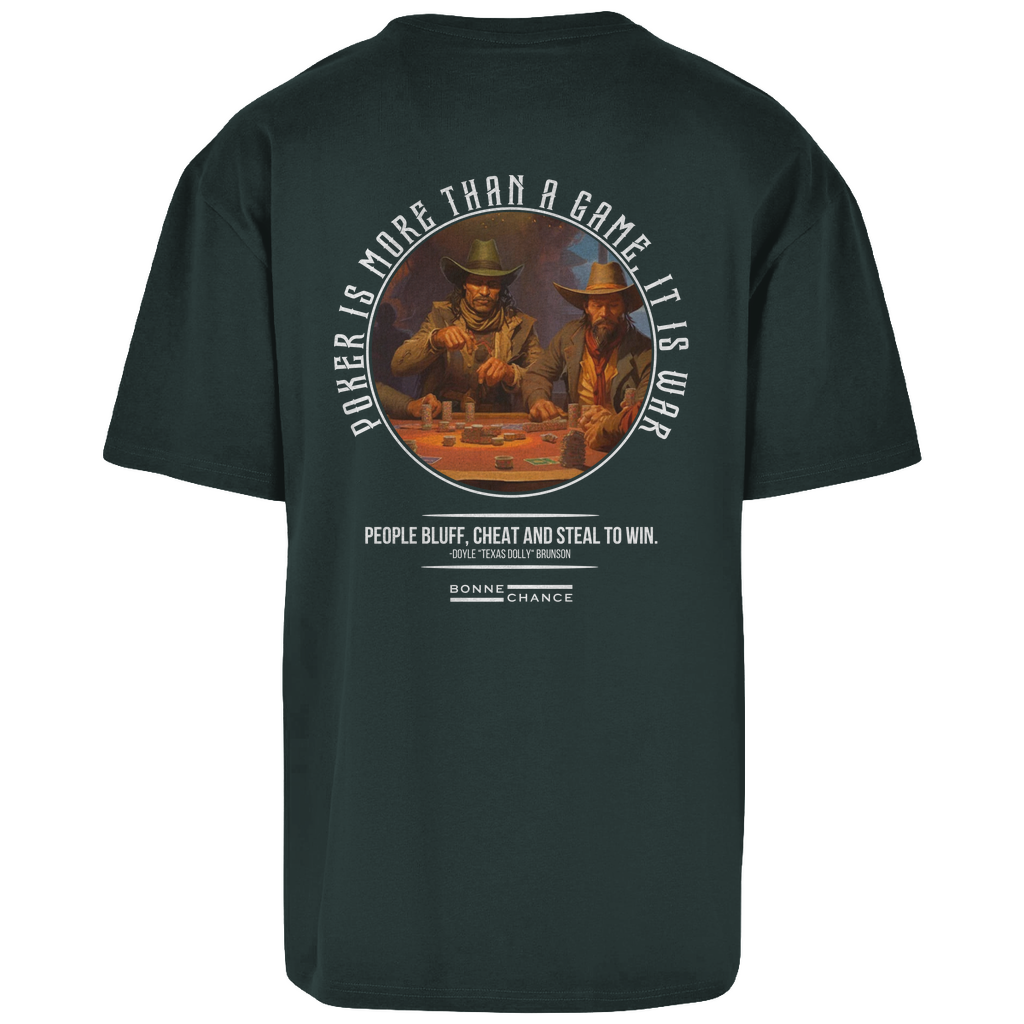 Poker is War - Herren Oversize T-Shirt