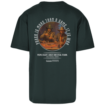 Poker is War - Herren Oversize T-Shirt