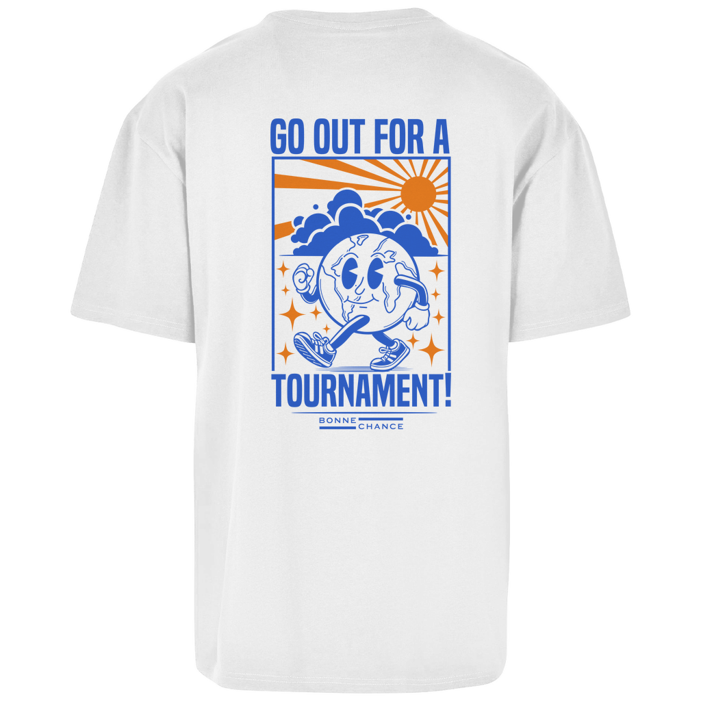Go out for a Tournament - Herren Oversize T-Shirt