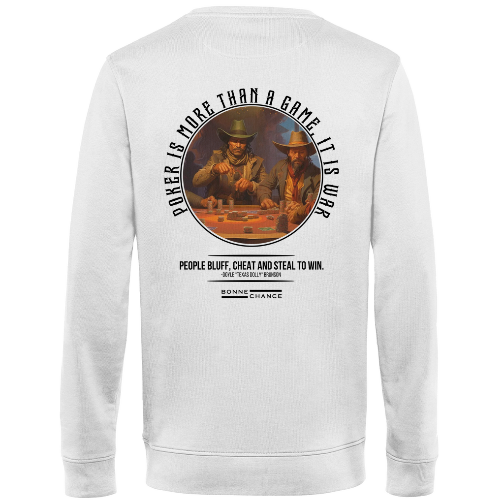 Poker is War - Herren Premium Bio Sweatshirt