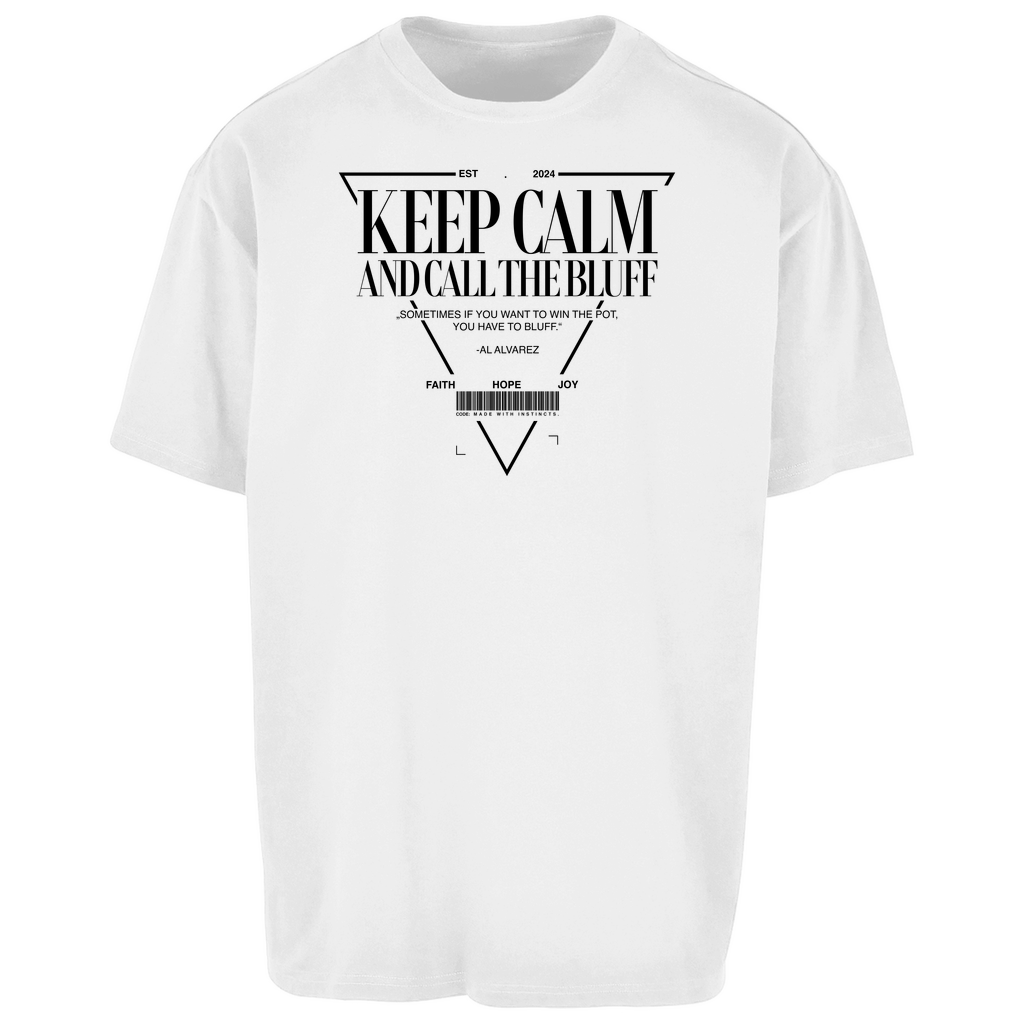 Keep Calm - Herren Oversize T-Shirt