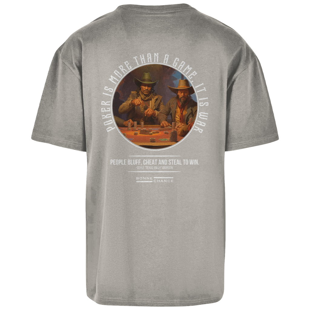 Poker is War - Herren Oversize T-Shirt
