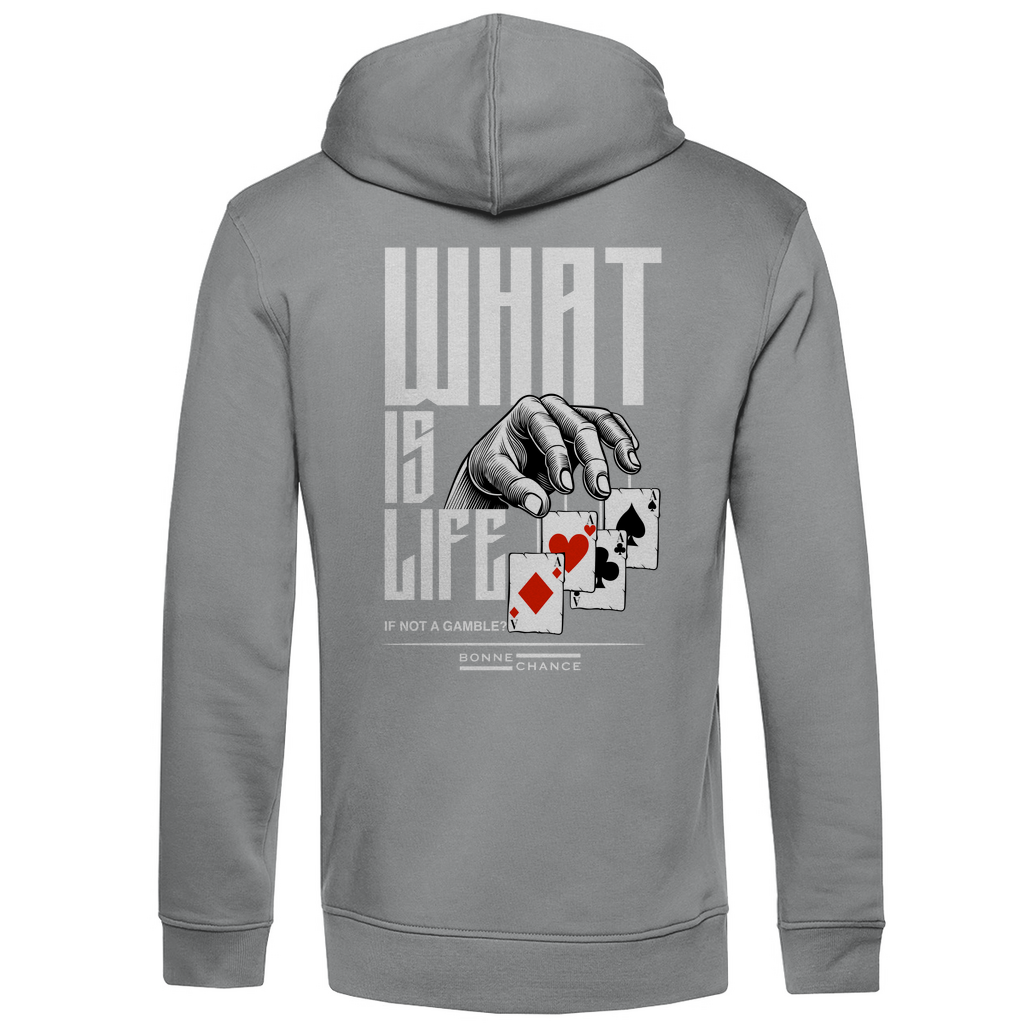 What is Life - Herren Premium Bio Hoodie