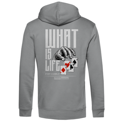 What is Life - Herren Premium Bio Hoodie