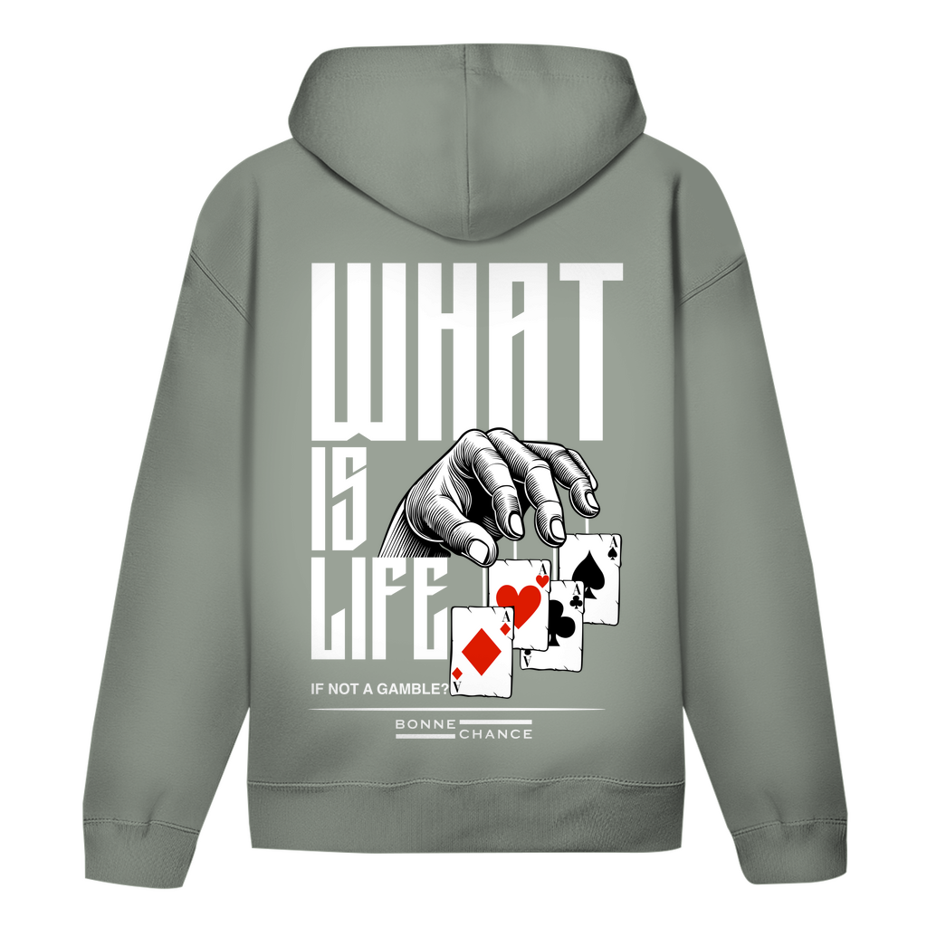 What is Life - Herren Oversize Hoodie