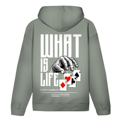 What is Life - Herren Oversize Hoodie