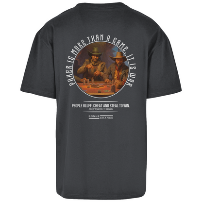 Poker is War - Herren Oversize T-Shirt