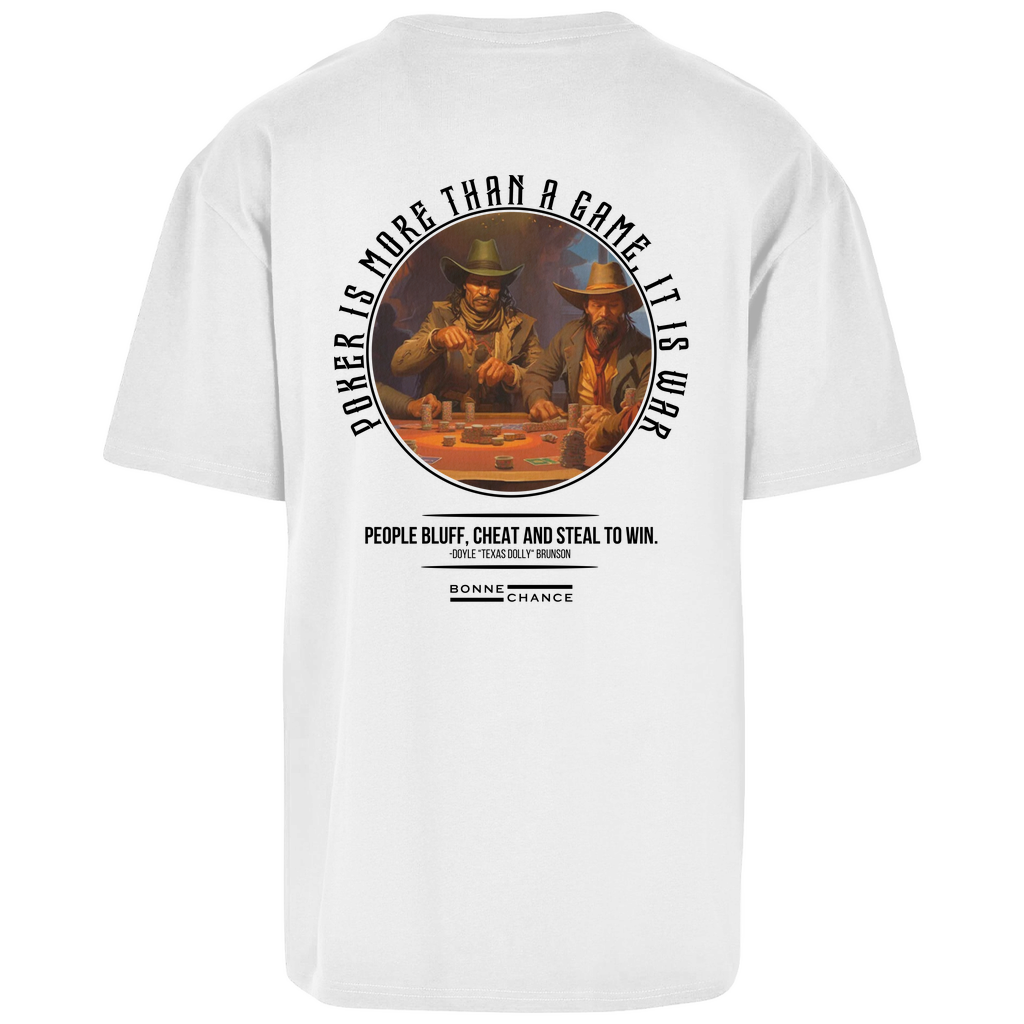 Poker is War - Herren Oversize T-Shirt