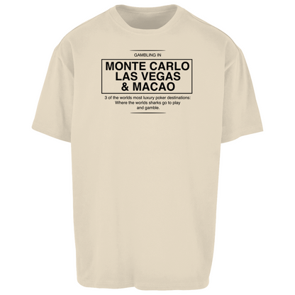 Gambling in... - Herren Oversize T-Shirt