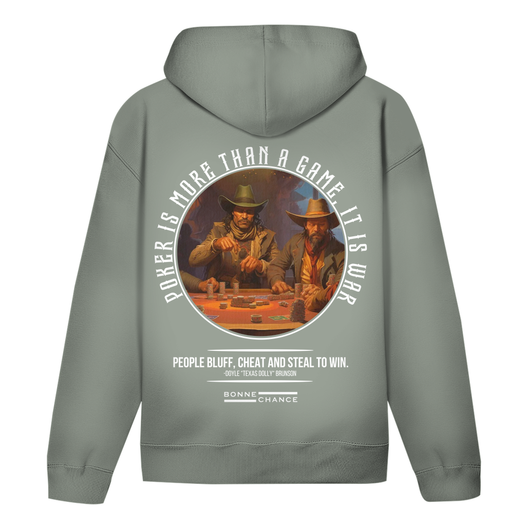 Poker is War- Herren Oversize Hoodie
