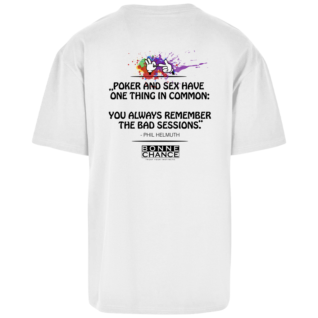 Poker is  S💗X - Herren Oversize T-Shirt