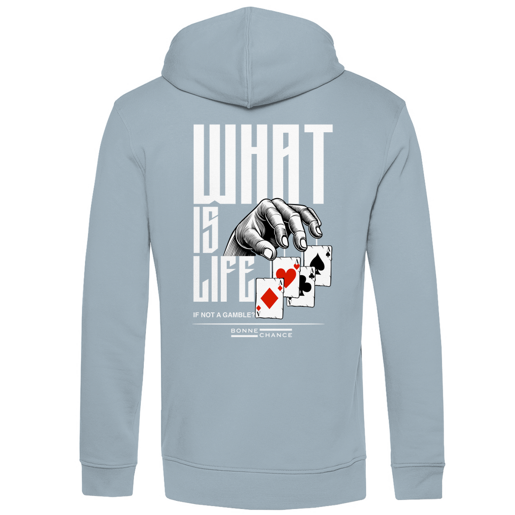 What is Life - Herren Premium Bio Hoodie