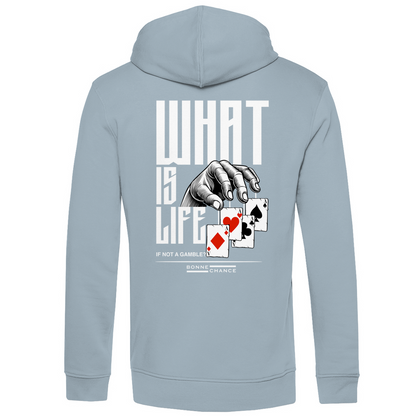 What is Life - Herren Premium Bio Hoodie