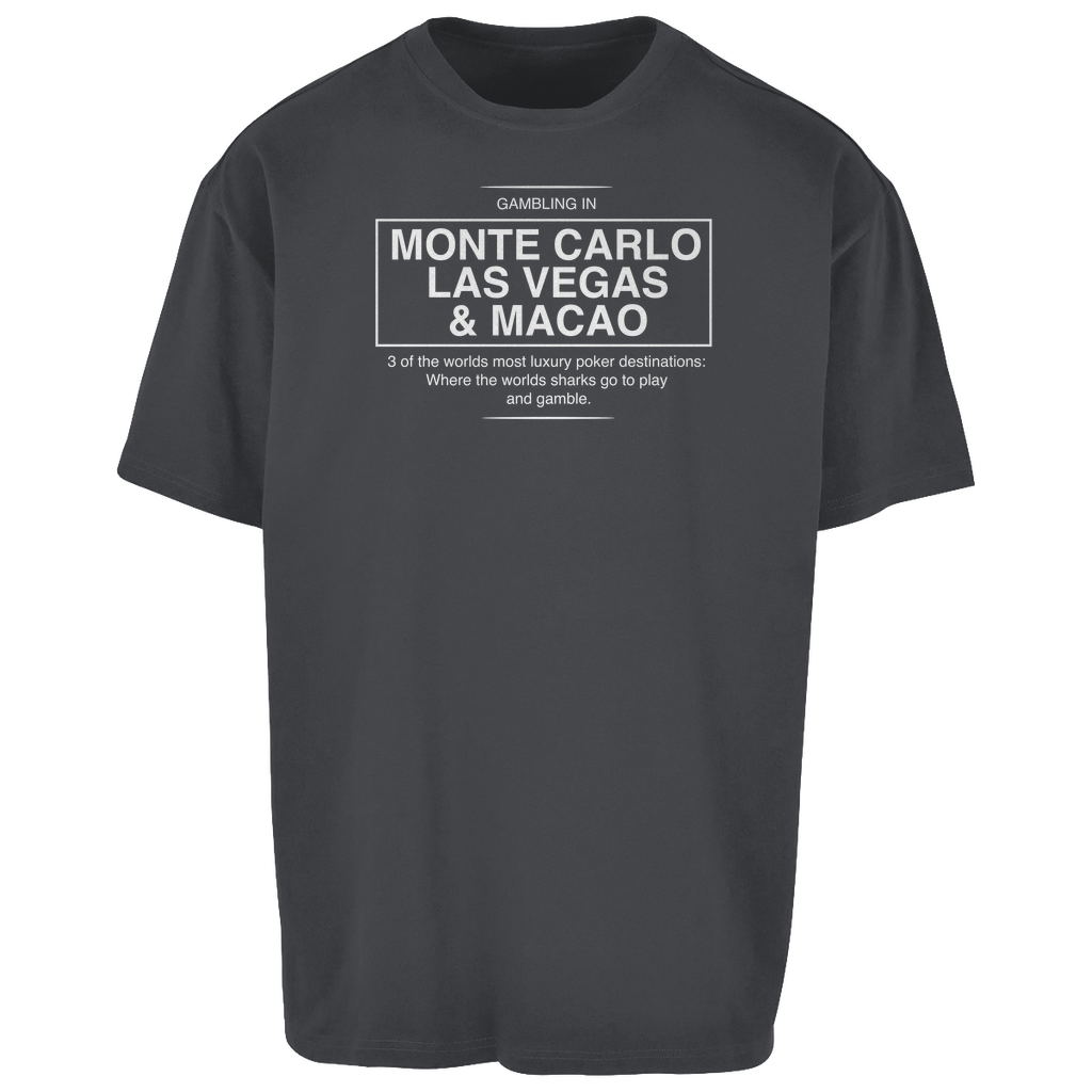 Gambling in... - Herren Oversize T-Shirt