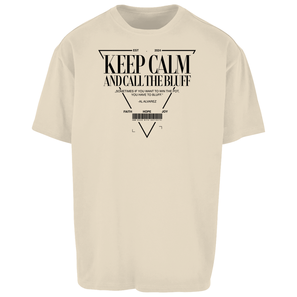 Keep Calm - Herren Oversize T-Shirt