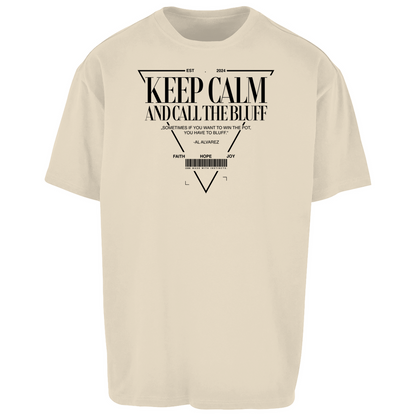 Keep Calm - Herren Oversize T-Shirt