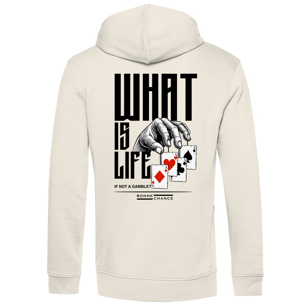 What is Life - Herren Premium Bio Hoodie