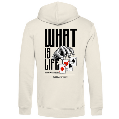 What is Life - Herren Premium Bio Hoodie
