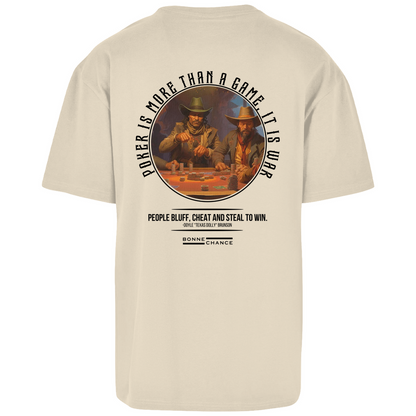 Poker is War - Herren Oversize T-Shirt