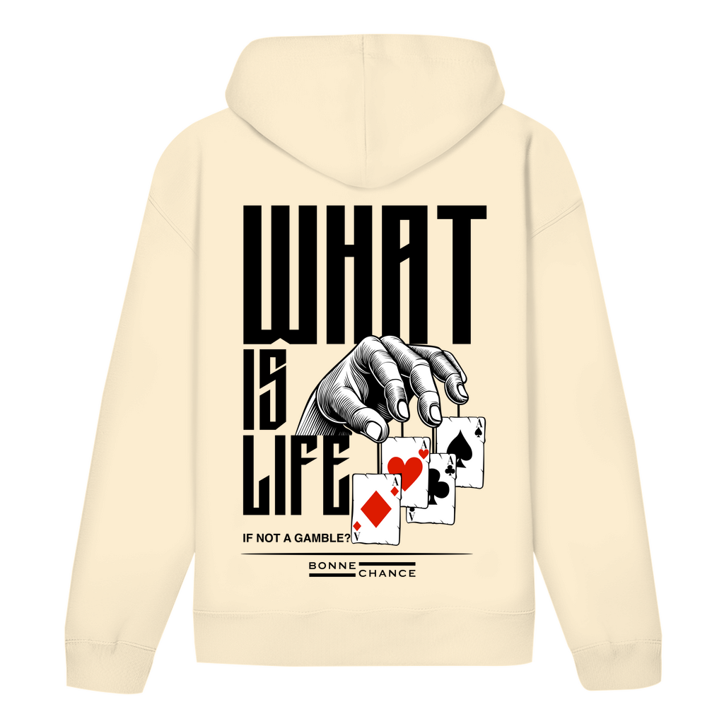 What is Life - Herren Oversize Hoodie