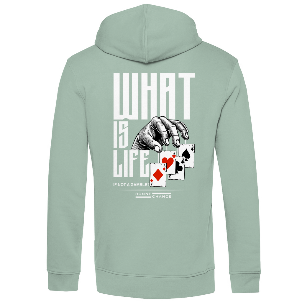 What is Life - Herren Premium Bio Hoodie