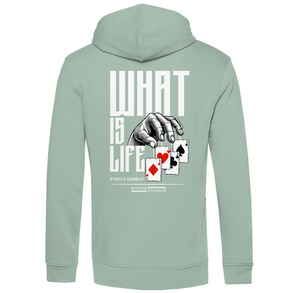 What is Life - Herren Premium Bio Hoodie